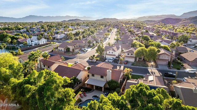 15621 S 37th Way, Phoenix, AZ 85048 - birds eye view of property featuring a mountain view and a residential view