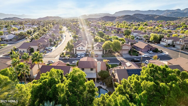 15621 S 37th Way, Phoenix, AZ 85048 - birds eye view of property featuring a mountain view and a residential view