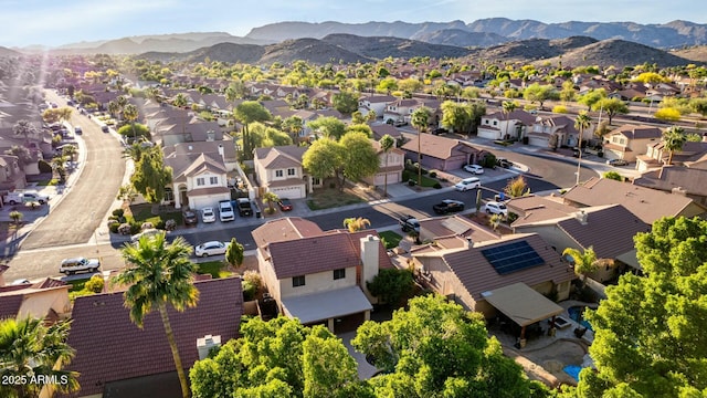 15621 S 37th Way, Phoenix, AZ 85048 - bird's eye view featuring a residential view and a mountain view