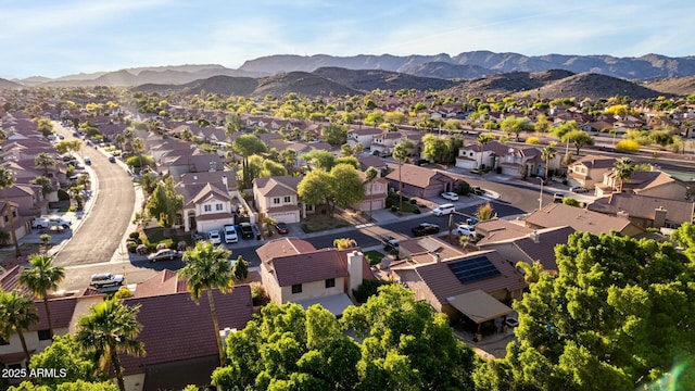 15621 S 37th Way, Phoenix, AZ 85048 - aerial view with a mountain view and a residential view