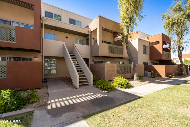 view of property featuring cooling unit