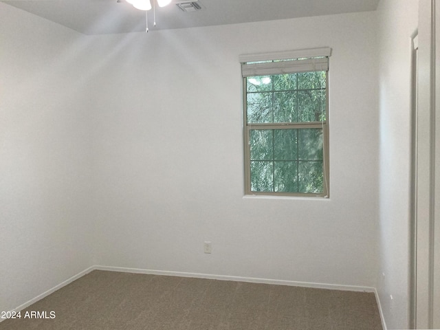 spare room featuring carpet floors