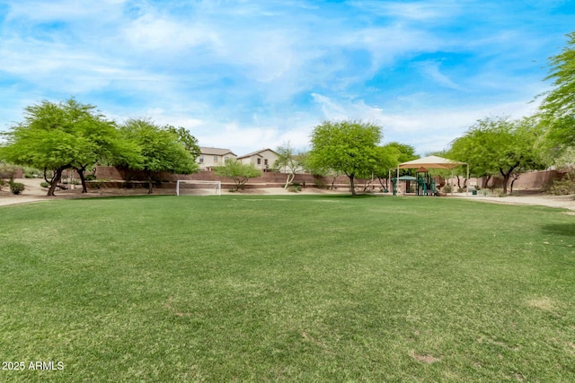 2438 W Via Dona Rd, Phoenix, AZ 85085 - view of yard with an area for soccer