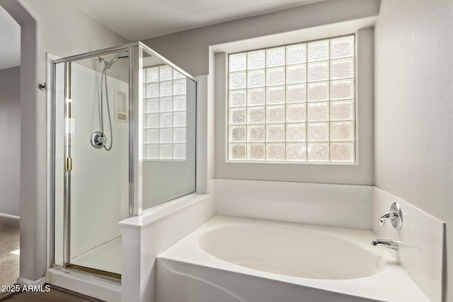 2438 W Via Dona Rd, Phoenix, AZ 85085 - full bath featuring a bath and a stall shower