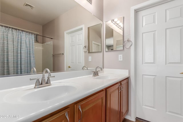 2342 W Owens Ct, Anthem, AZ 85086 - full bath with double vanity and a shower with curtain