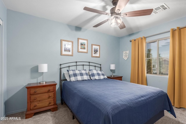 2342 W Owens Ct, Anthem, AZ 85086 - bedroom featuring carpet flooring, ceiling fan, and baseboards