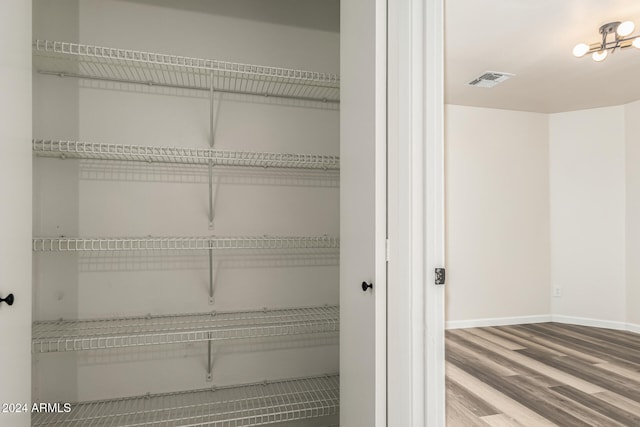 view of closet