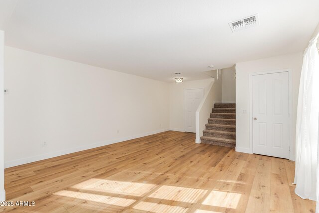 3064 E Michelle Way, Gilbert, AZ 85234 - basement with light wood-style flooring and stairs
