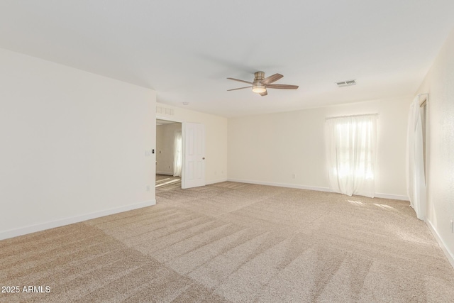 3064 E Michelle Way, Gilbert, AZ 85234 - spare room featuring ceiling fan and carpet floors