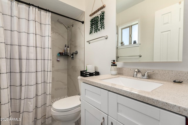 3447 E Dolphin Ave, Mesa, AZ 85204 - full bathroom featuring vanity and a shower with curtain