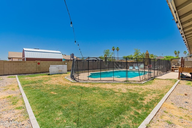 3447 E Dolphin Ave, Mesa, AZ 85204 - view of pool with a fenced backyard