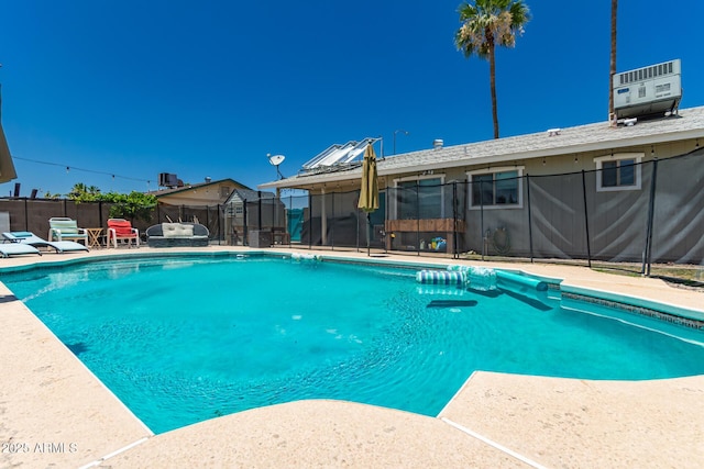 3447 E Dolphin Ave, Mesa, AZ 85204 - view of swimming pool featuring a patio