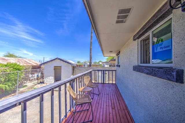 552 E 8th St, Florence, AZ 85132 - wooden terrace with visible vents and fence