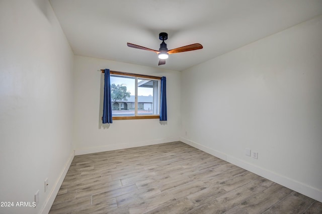 2122 E Radcliffe Dr, Tempe, AZ 85283 - empty room with wood finished floors and ceiling fan