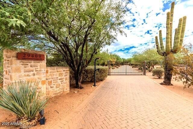 view of community featuring a gate