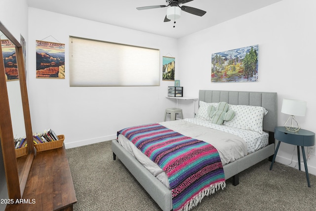 912 E Orchid Ln, Phoenix, AZ 85020 - bedroom featuring carpet floors and ceiling fan