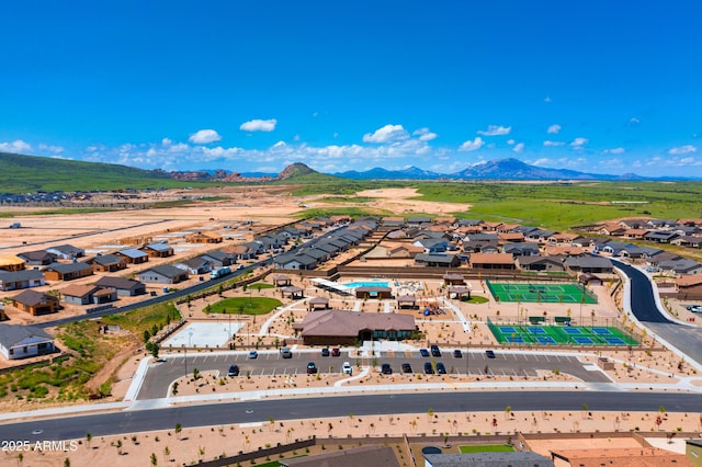 6317 E Beckett Trl, Prescott Valley, AZ 86314 - aerial view featuring a residential view and a mountain view