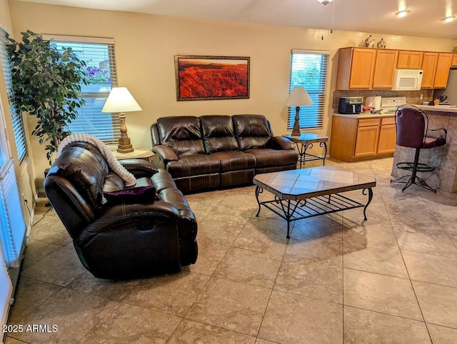 view of living room