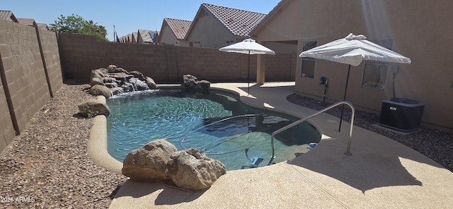 46148 W Tucker Rd, Maricopa, AZ 85139 - view of swimming pool with a fenced backyard and a patio area