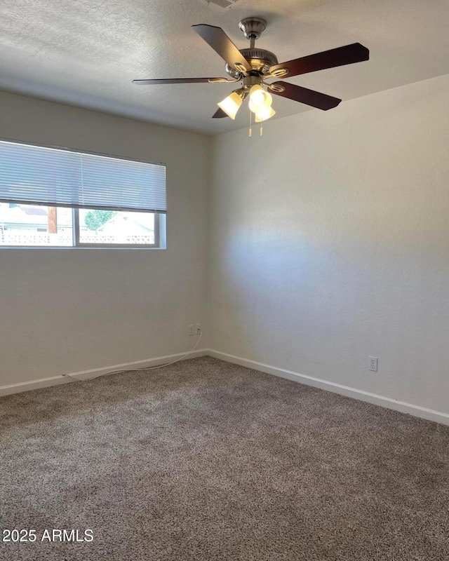1532 W 6th St, Tempe, AZ 85281 - carpeted spare room with baseboards and ceiling fan