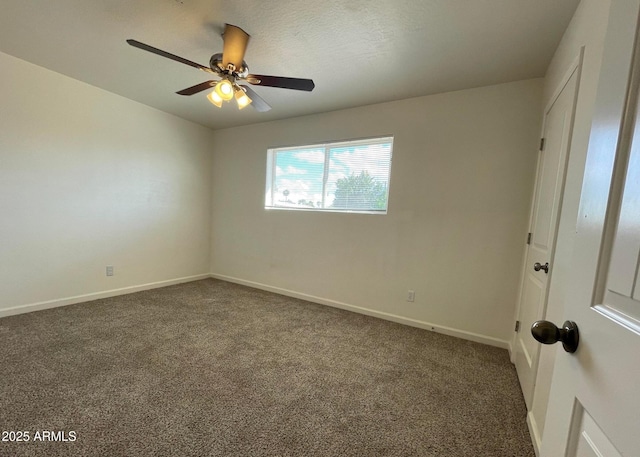 1532 W 6th St, Tempe, AZ 85281 - spare room with carpet, baseboards, and a ceiling fan