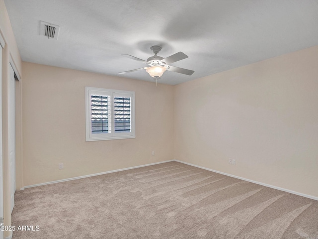 19506 N 73rd Ave, Glendale, AZ 85308 - unfurnished bedroom with carpet floors, baseboards, a closet, and ceiling fan