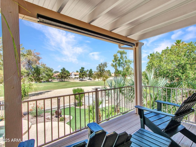 19506 N 73rd Ave, Glendale, AZ 85308 - view of wooden terrace