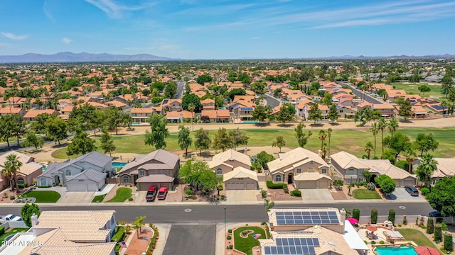 19506 N 73rd Ave, Glendale, AZ 85308 - aerial perspective of suburban area featuring mountains and a golf club