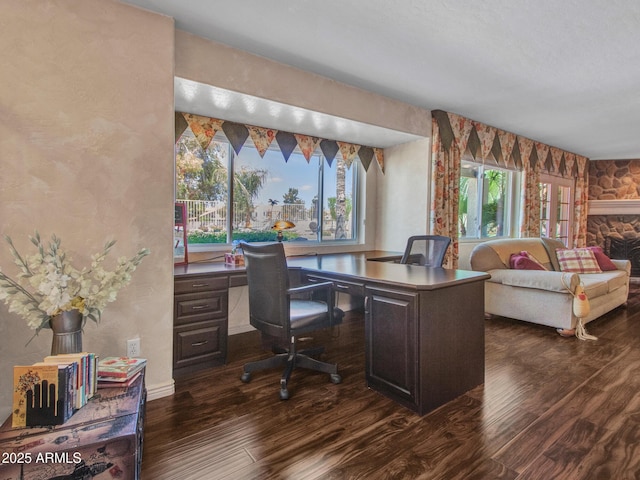 19506 N 73rd Ave, Glendale, AZ 85308 - office featuring dark wood-style flooring