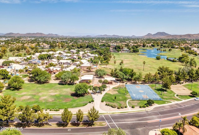 19506 N 73rd Ave, Glendale, AZ 85308 - aerial view of residential area with a water and mountain view and a golf course