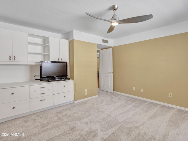 19506 N 73rd Ave, Glendale, AZ 85308 - unfurnished bedroom featuring light carpet, baseboards, and a ceiling fan