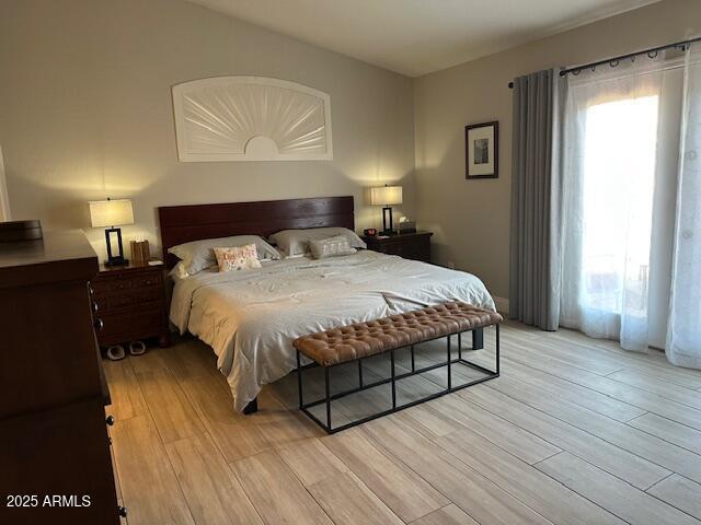 18132 E Vencino St, Gilbert, AZ 85298 - bedroom featuring light wood-style flooring