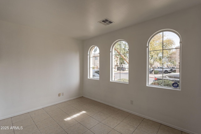 view of tiled empty room