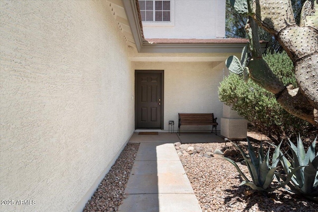 180 S 18th St, Coolidge, AZ 85128 - doorway to property with stucco siding