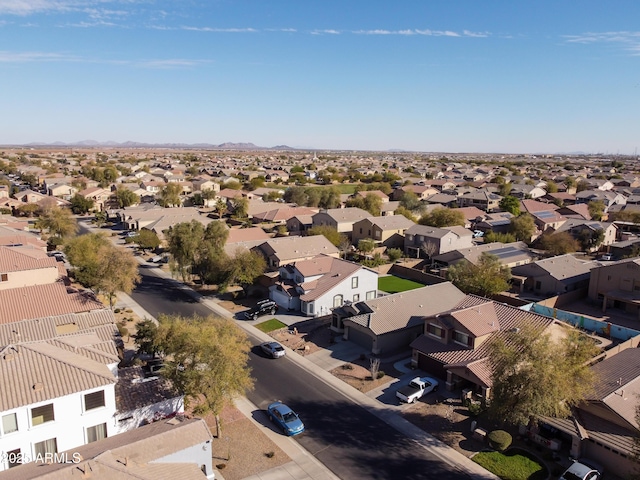 bird's eye view featuring a residential view