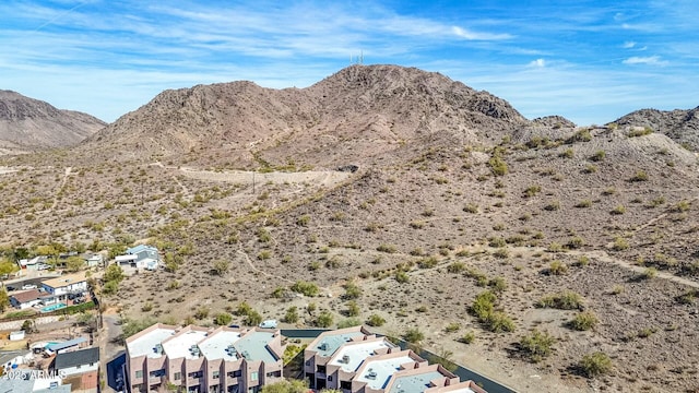 mountain view with a residential view