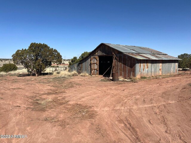 view of outdoor structure