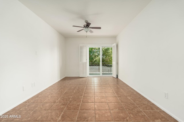 330 W Maryland Ave Unit 207, Phoenix, AZ 85013 - empty room featuring a ceiling fan and baseboards