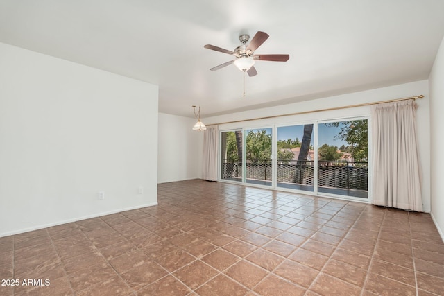 330 W Maryland Ave Unit 207, Phoenix, AZ 85013 - spare room with a ceiling fan and baseboards