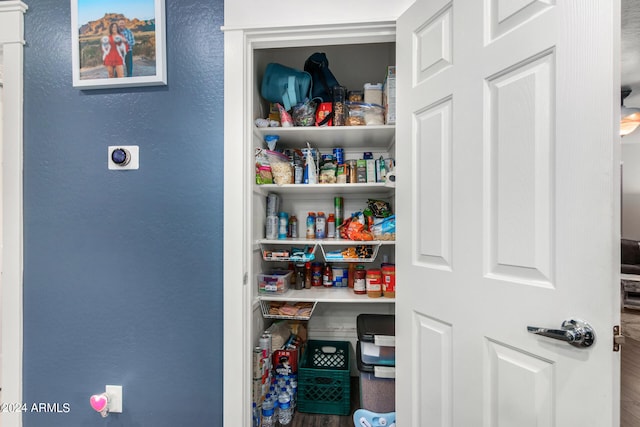 view of pantry