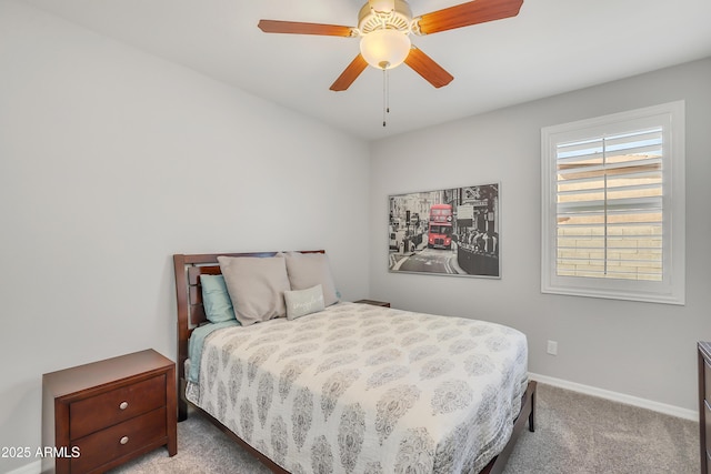 4229 W Magdalena Ln, Laveen, AZ 85339 - bedroom featuring baseboards, a ceiling fan, and carpet flooring