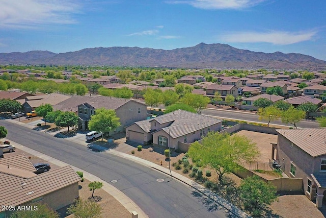 4229 W Magdalena Ln, Laveen, AZ 85339 - bird's eye view with a mountain view and a residential view