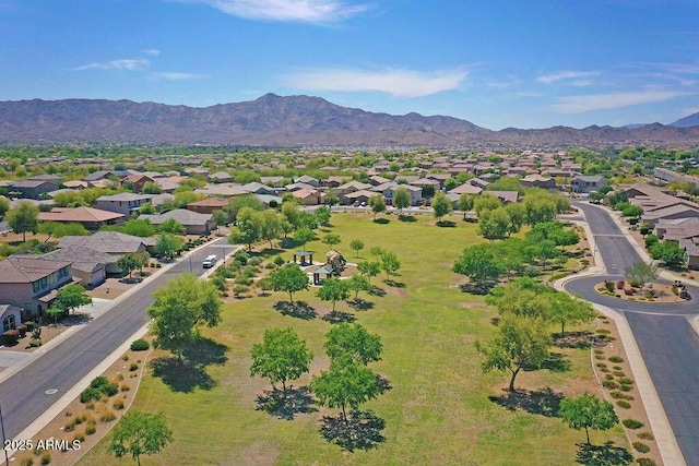 4229 W Magdalena Ln, Laveen, AZ 85339 - drone / aerial view featuring a residential view and a mountain view