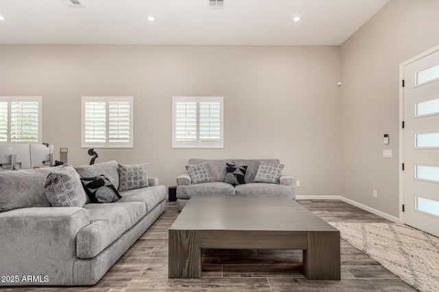 38415 N 25th Ave, Phoenix, AZ 85086 - living room with wood finished floors and recessed lighting