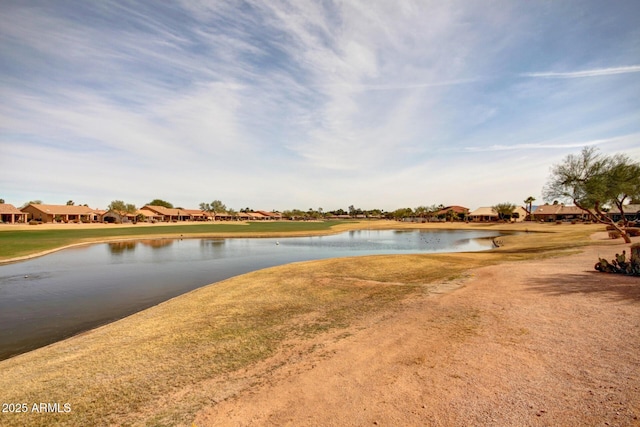 water view featuring a residential view