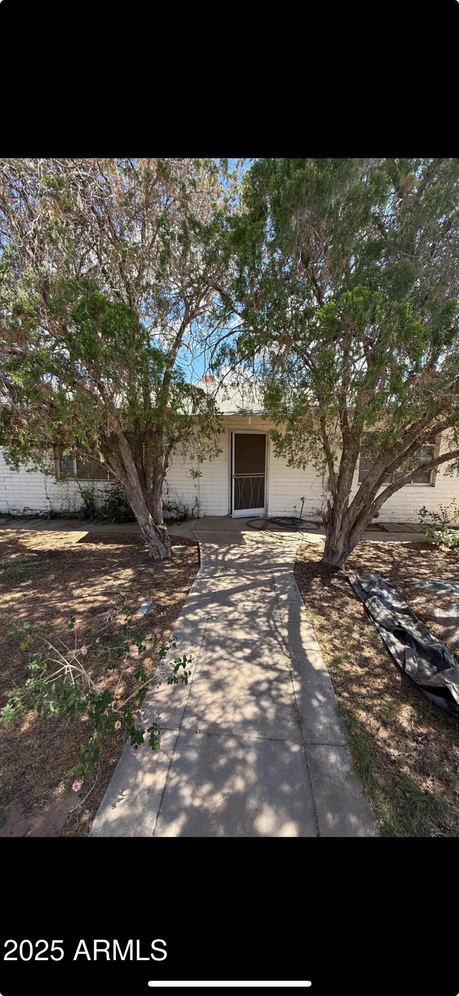 311 W 11th St, Casa Grande, AZ 85122 - view of property hidden behind natural elements with a patio