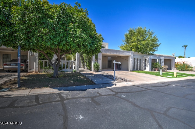 view of front of home