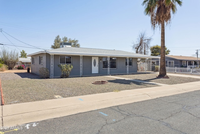 5455 E Baltimore St, Mesa, AZ 85205 - view of ranch-style home