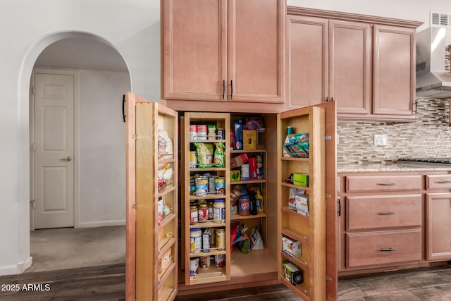 view of pantry