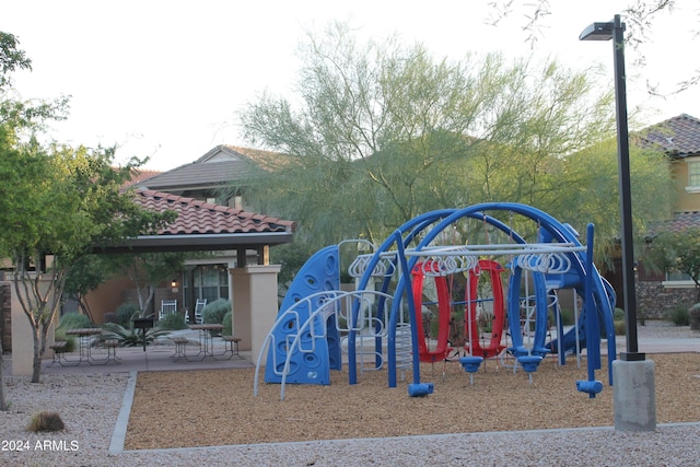 view of play area